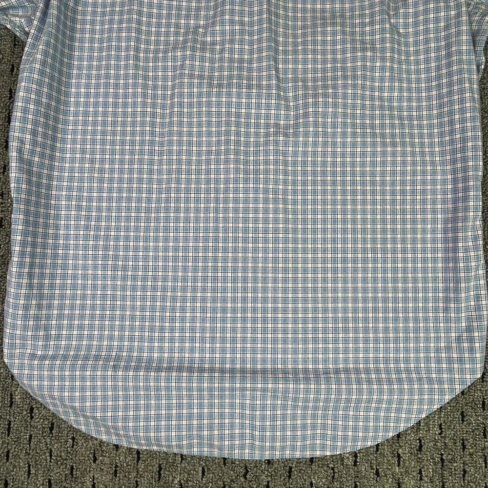 Polo Ralph Lauren Westerton Plaid Check Mens Long Sleeve Large L Blue Pink White